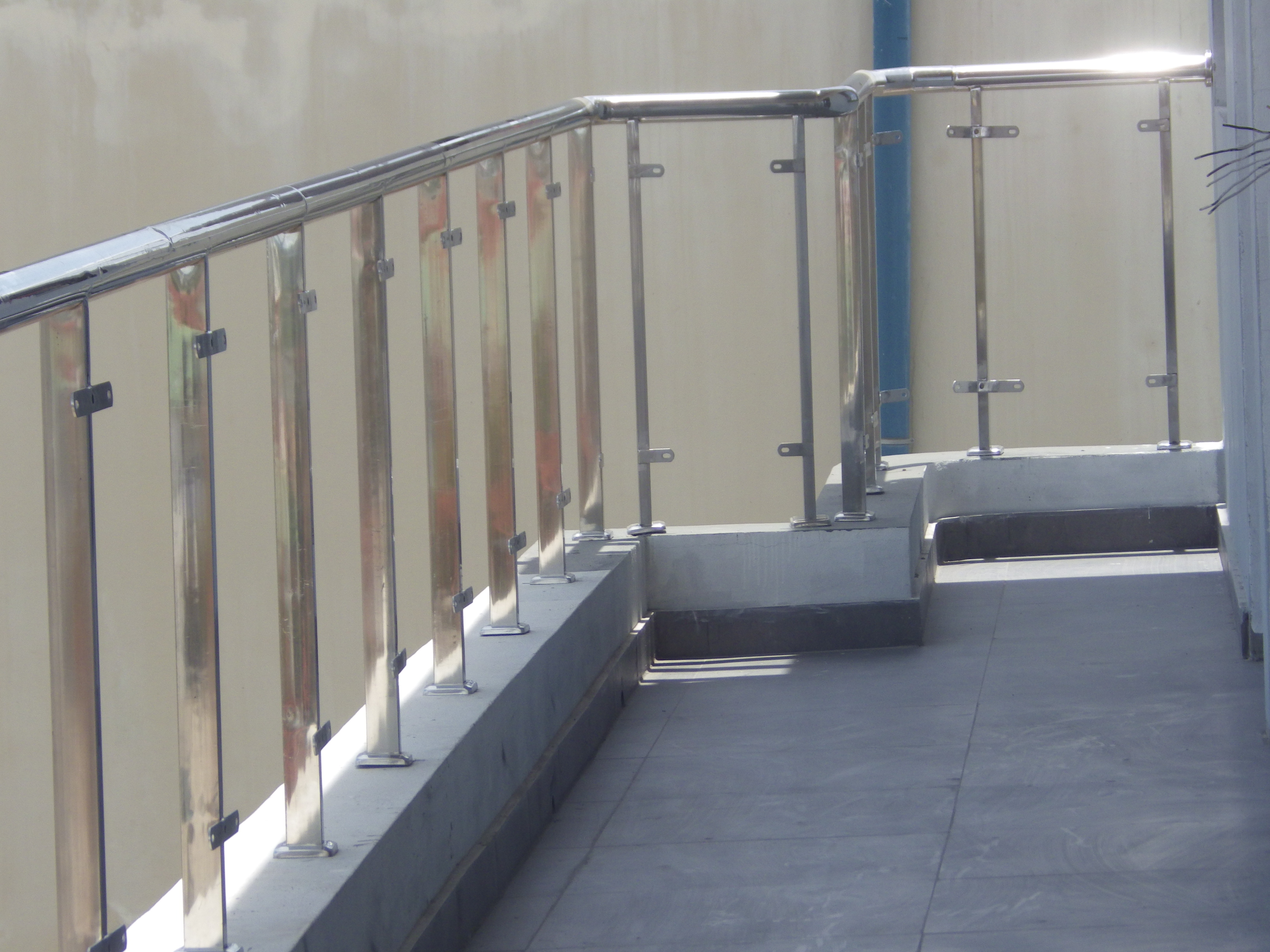 Guarda corpo inoxidável