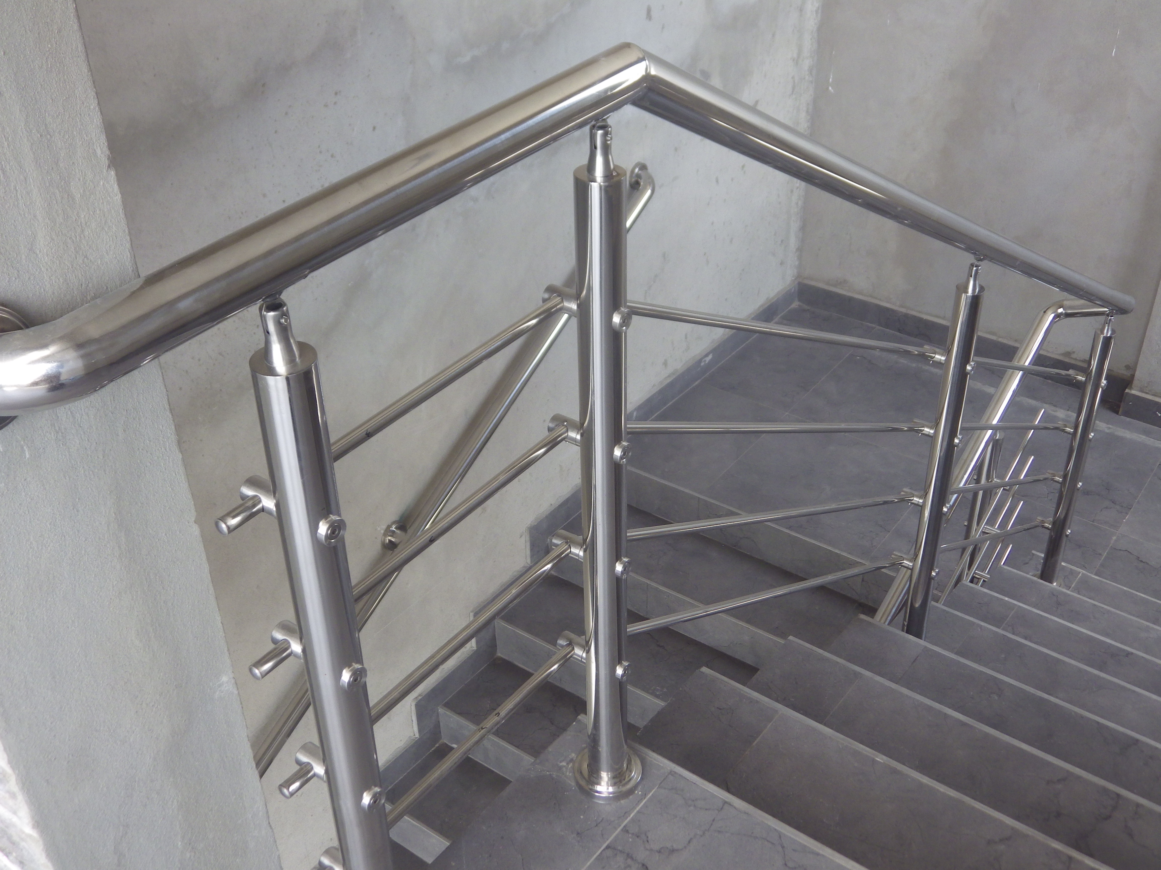 Corrimão de escada inoxidável